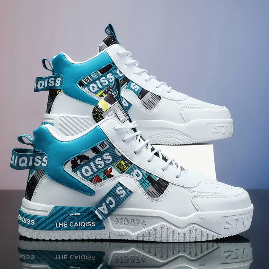 XRHT63 Men’s High-Top Skate Sneakers