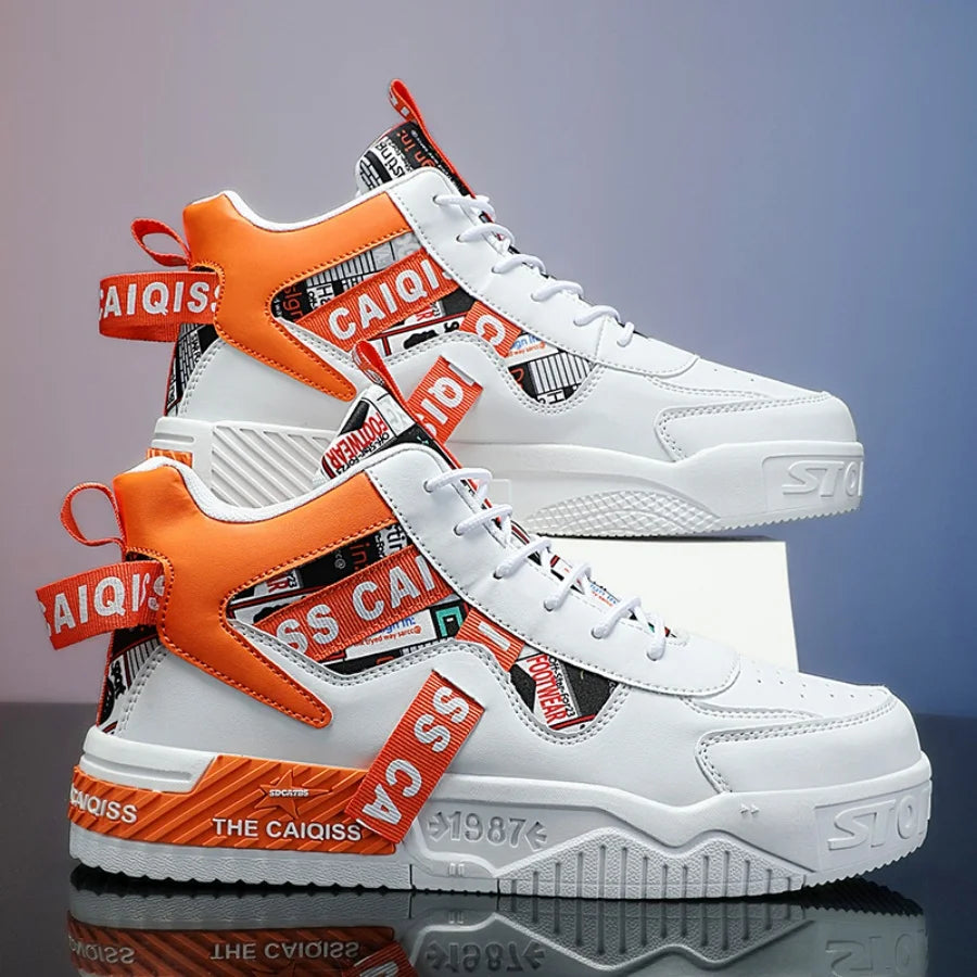 XRHT63 Men’s High-Top Skate Sneakers