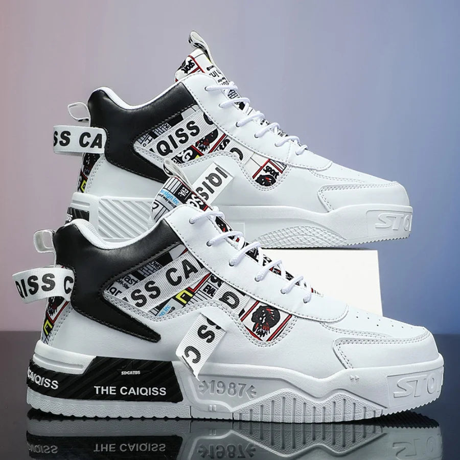 XRHT63 Men’s High-Top Skate Sneakers