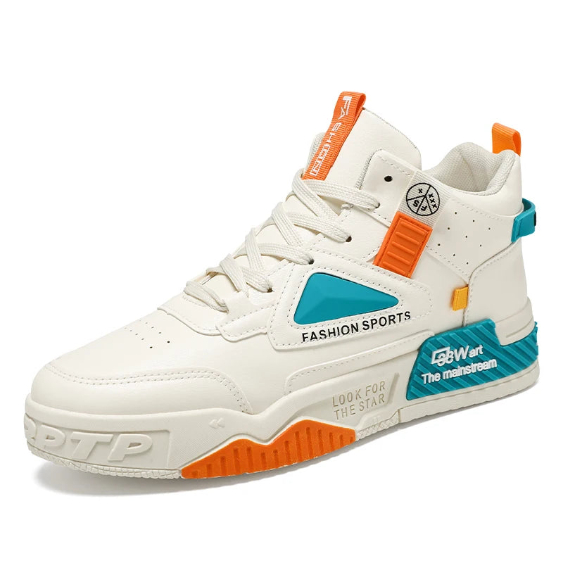 XRHT74 Men’s High-Top Sports Sneakers